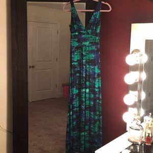 Will Smith V cut Maxi Dress Extra Small